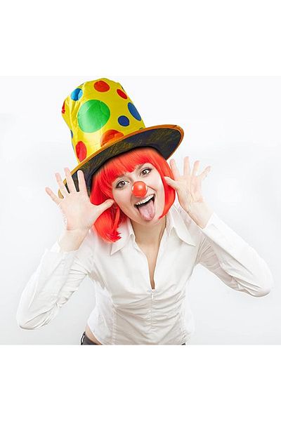 STOREMAX Bystoreby Clown Hat Colorful Polka Dot 19 cm Newdesing 646268