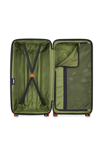 Jeep Jh002B 80 cm Hardcase 4 Double Wheel Expandable Check-In Luggage Trunk Warm Sand