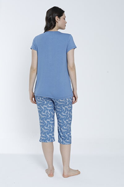 Cicikom BUYUK BEDEN KAPRI PIJAMA TAKIM