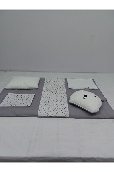 Home Park Crib Sleeping Set (5 Pieces) 100% Cotton