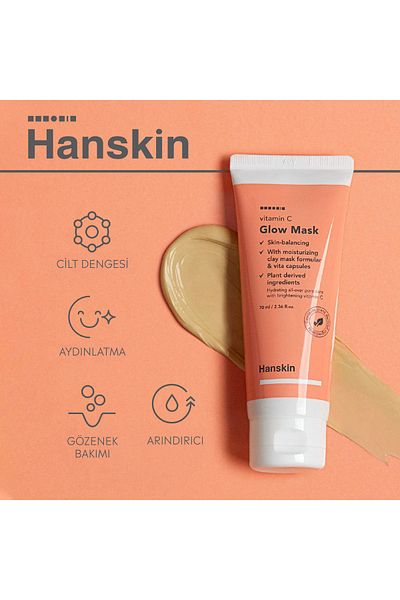 Hanskin VitamincGlow Mask - Brightening Blackhead/anti-acne/moisturizer 70ml