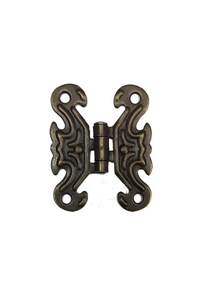 MARUF Decorative Sheet Butterfly Hinge - Small, Antique, 100 Pieces
