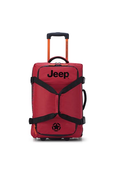 Jeep Js005A 55 cm Softcase 2-Wheel Trolley Duffle Tomato