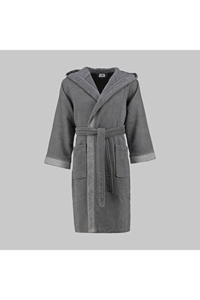 Sarev Street Anthracite 100% Cotton X-Large Size Bathrobe