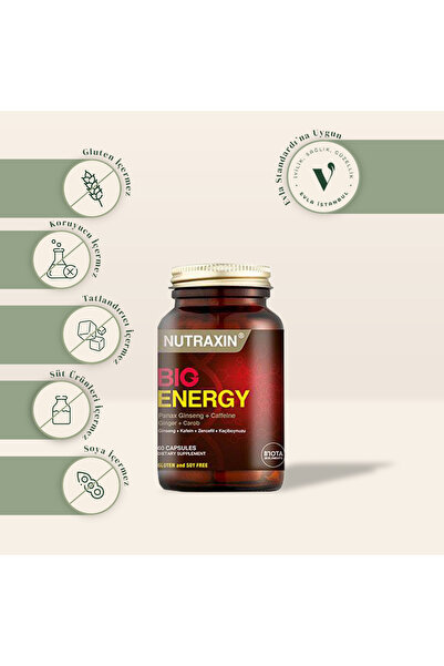 Nutraxin Big Energy Takviye Edici Gıda