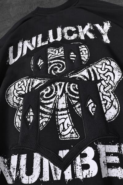 Slatra Ανδρικό μπλουζάκι με στάμπα με αντισταθμιστικό καπνιστό