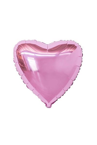 Organizasyon Pazarı 18 inch Pink Color Heart Shaped Foil Balloon
