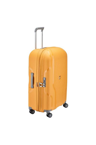 Delsey Clavel 70cm Hardcase 4 Double Wheel Expandable Check-in Luggage Trolley Yellow