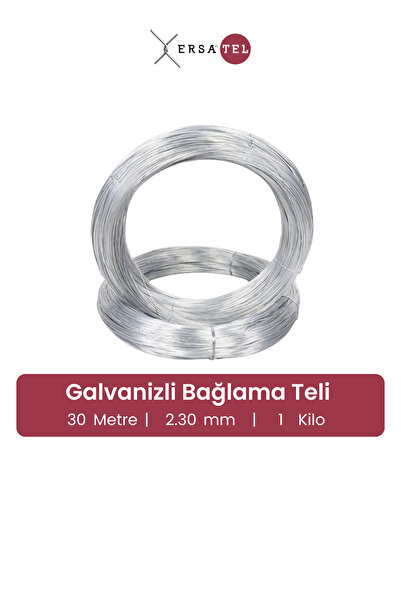 ERSA DEMİR ÇELİK Ersatel Galvanizli Tel (BAĞLAMA TELİ) 2,30 Mm X 1 Kg X 30 Me...