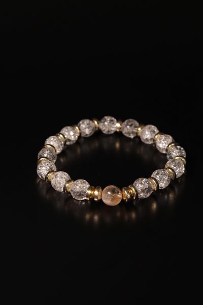 CessNova Certified 100% Genuine Jaffet, Citrine and Gold Hematite 8mm Natural Stone Bracelet