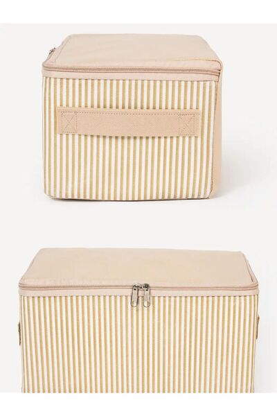 Homelya 2’li Mini Hurç Seti – Çizgi Desenli, Baza Altı & Dolap Içi Organizer ...