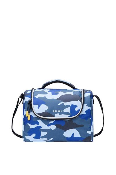 Delsey Back To School 2023 Isothermal Lunch Bag Camo Blue