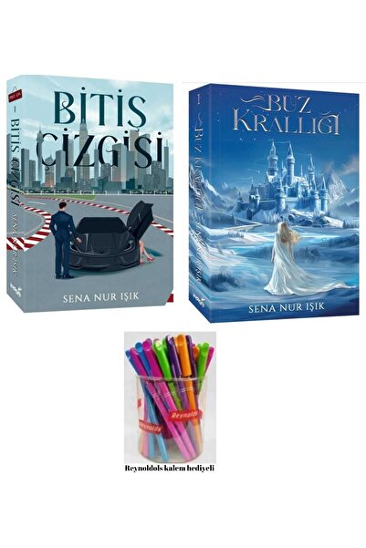 İndigo Kitap Bitiş Çizgisi Ciltsiz / Buz Krallığı Ciltsiz Renkli Kalem Hediyeli