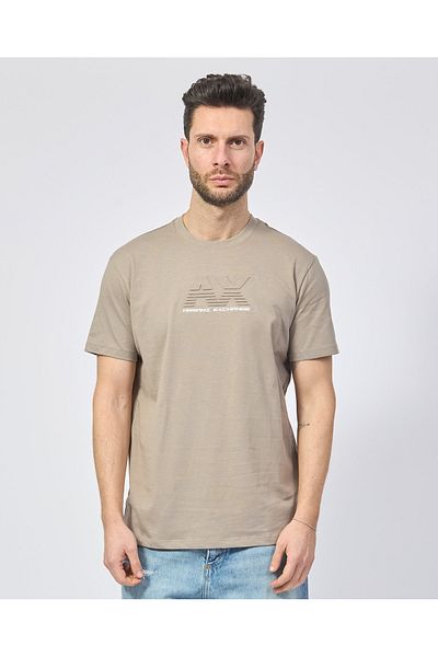 Armani Exchange Ανδρικό κοντομάνικο μπλουζάκι με κανονική εφαρμογή με λογότυπο XM 000544   AF10