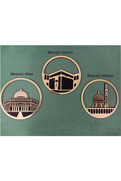 AHİ HAYAL ATÖLYESİ Üç Mübarek Mescid (Mescid-i Haram, Mescid-i Nebevî, Mescid...