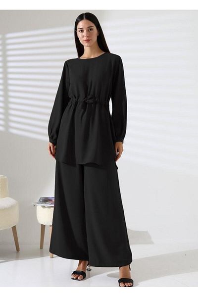 ribana Γυναικείο Hijab Ayrobin Ζώνη Παντελόνι Τούνικ Σετ δύο τεμαχίων