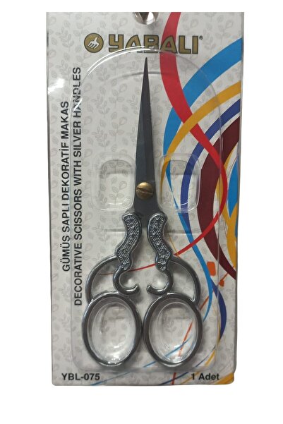 Tunastore Embroidery Scissors Silver Handle Decorative Scissors Ybl-075 Model 5