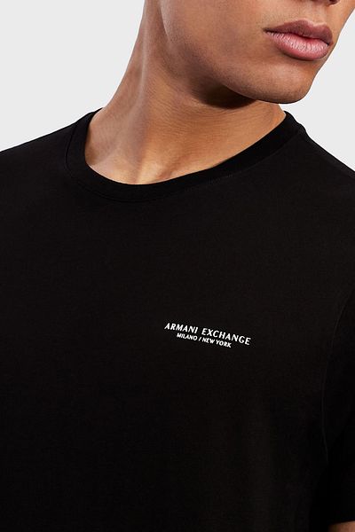 Armani Exchange Tricou pentru ciclism cu croială normală din bumbac Tricou bărbați 8nzt91 Z8h4z 1200
