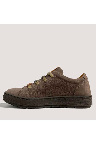 Mammamia Women's Leather Laceless Casual Shoes D24Ka-85 - Mink - 37