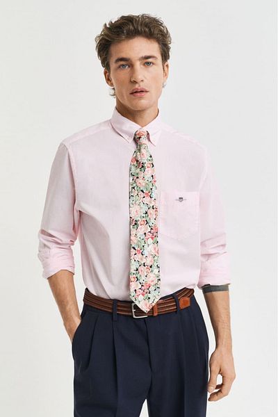 Gant Men's Regular Fit Classic Poplin Shirt - Light Pink