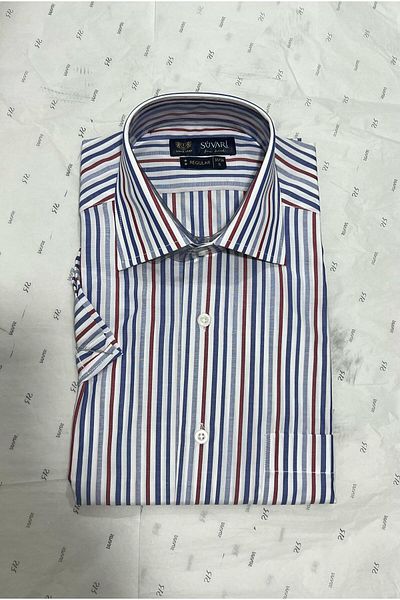 SÜVARİ Comfortable Fit Short Sleeve Shirt with Pockets