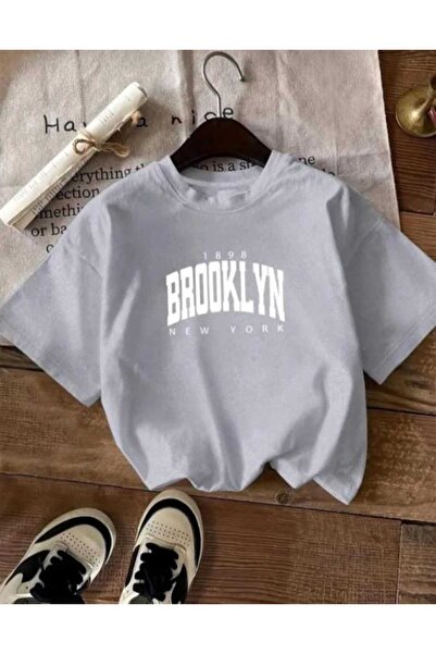 KOZİA OUTDOORS Μπλουζάκι με στάμπα Brooklyn Summer, Oversize, Unisex, Άνετη ε...