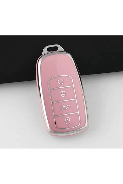 emii auto spare parts Key Case Cover for Chery Tiggo 8 Pro Max Tiggo 7 Pro Max Pink/Grey