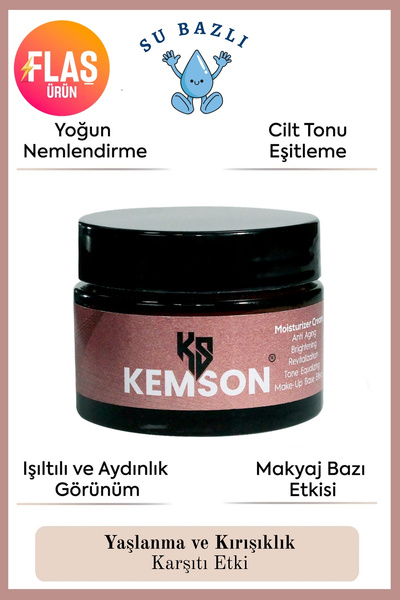 KEMSON 5 Etkili Su Bazlı Yaşlanma Karşıtı,Aydınlatıcı,Canlandırıcı,Ton Eşitle...