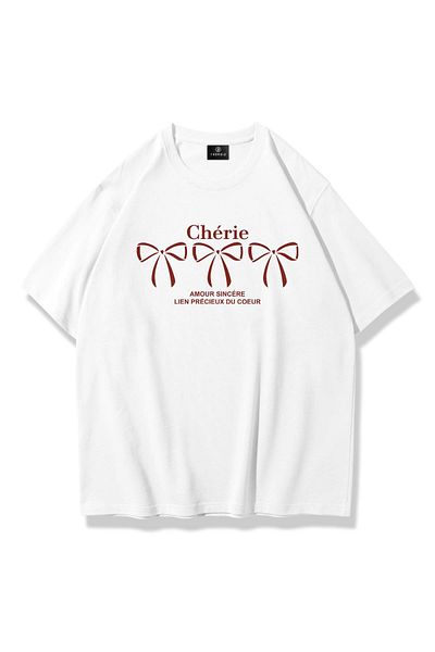 Trendiz Unisex Cherie Tshirt Λευκό (Λευκό Unisex Cherie Tshirt)
