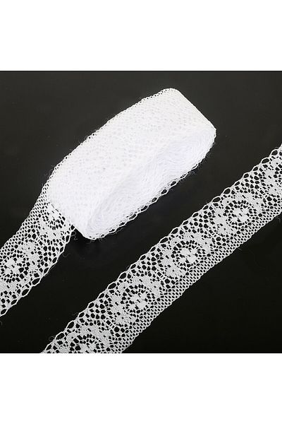 Choice 40mm 10yds WHITE 10ydsLace Lace Accessories Elastic Soft Underwear Underwear Underwear Socks Decorat