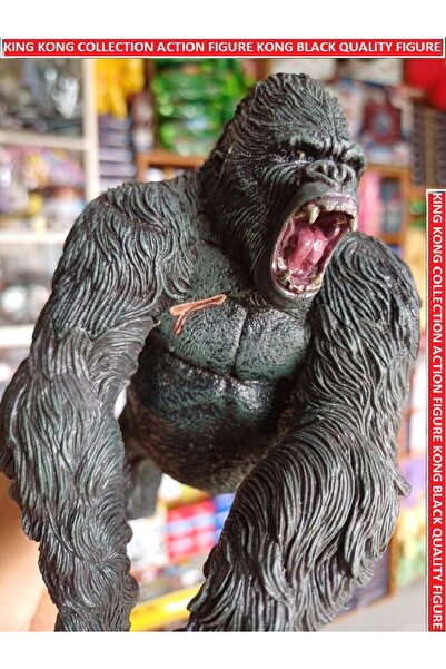 OYUNCAKSAHİLİ KİNG KONG ACTION KOLEKSİYON FİGÜR KAFATASI ADASI FİLMİNDEN BLAC...