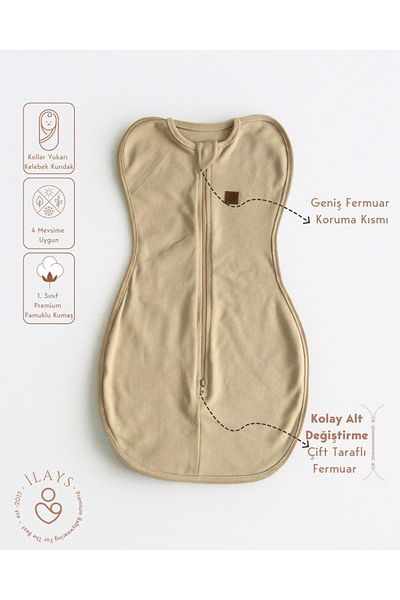 ilays beauty Newborn Swaddle Wrap Sleeping Swaddle Sleeping Bag