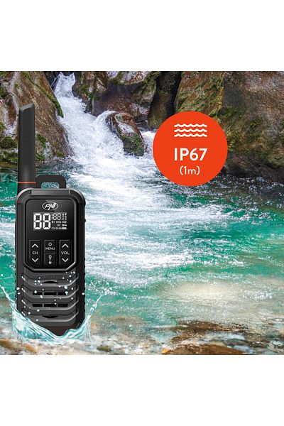 PNI Portable radio station PNI PMR R80 PRO, set of 2 pieces, 0.5W, 16 channels