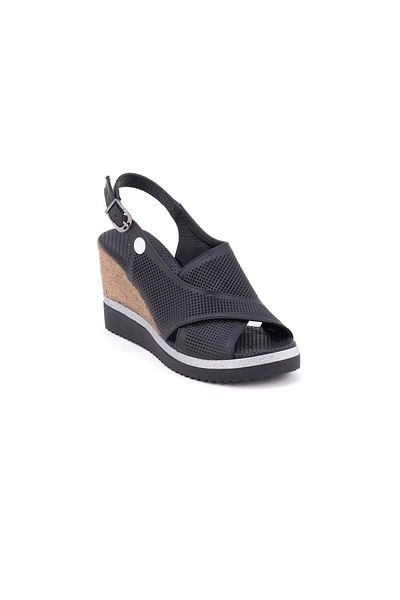 Mammamia D24ys-1430 Sandale negre pentru femei