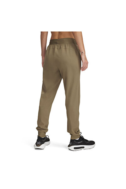 Under Armour Dámské černé tepláky Rival Hi Rise Woven