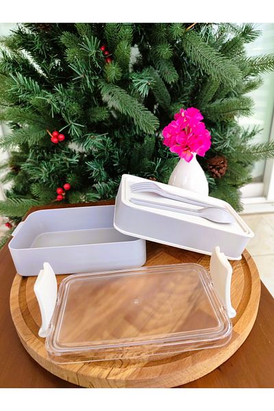 Madame Coco Bonnie Lunch Box with Spoon - Food Container with Spoon