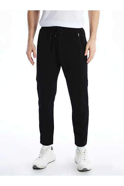 LC Waikiki Ανδρικό αθλητικό αθλητικό παντελόνι XSIDE Black Slim Fit