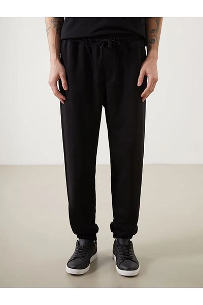 LC Waikiki Xside Black Comfortable Fit Men's Jogger Sweatpants