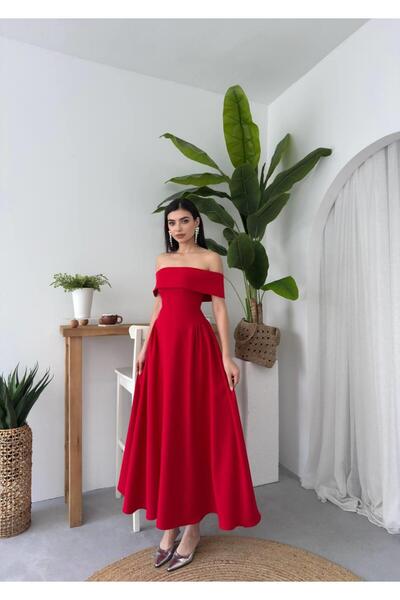 conconmoda Melodia Atlas Uzun Elbise