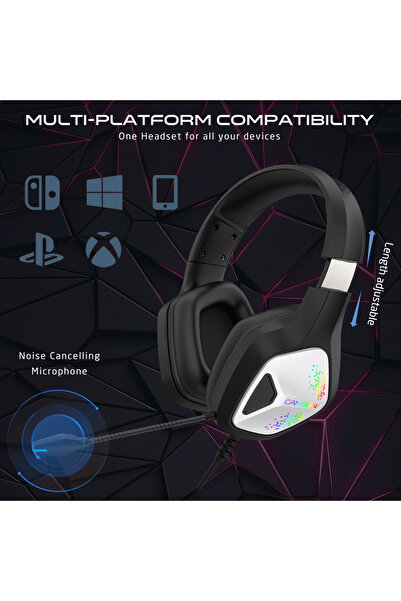 GAMEON GOK905 Infernus, RGB Gaming Headset, Black