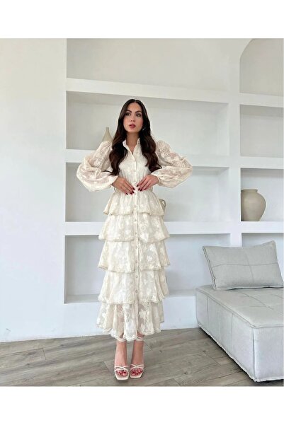 HELİS BUTİK Φόρεμα με ρίγες με ρίγες