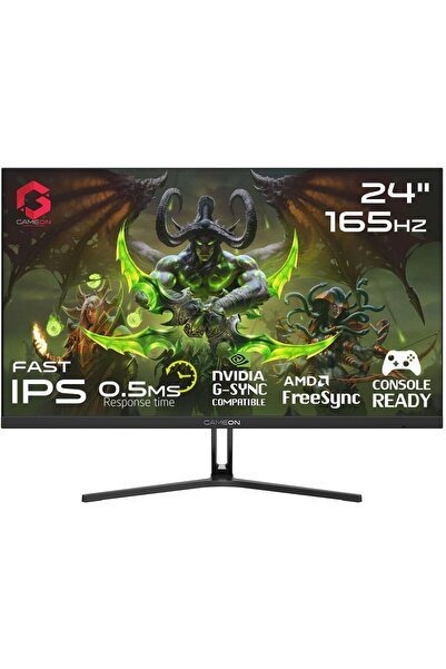GAMEON GOE24FHD165IPS 24 Inch Gaming Monitor, FHD, 165Hz, 1ms (1920x1080), Fl...