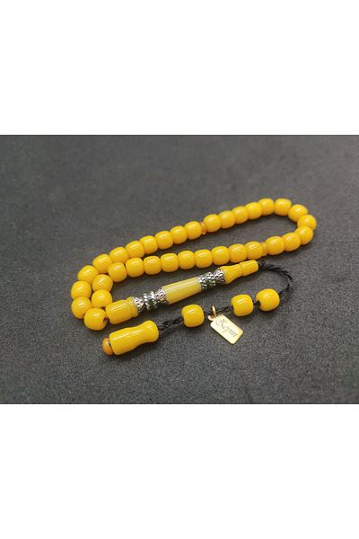 İskeçe Exclusive Zeyn Master Work Double Sanding Double Polish Wrist Length Silver Nakash Squeeze Amber Certified 7510