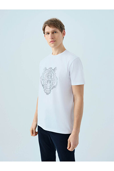 Loft Λευκό ανδρικό T-Shirt LF2039570