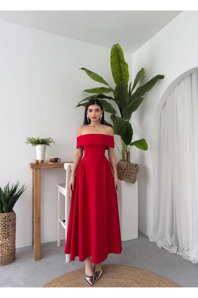 conconmoda Melodia Atlas Uzun Elbise