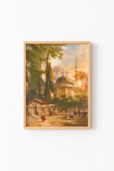 epiqart Hagia Sofia - Cadru cu model din lemn