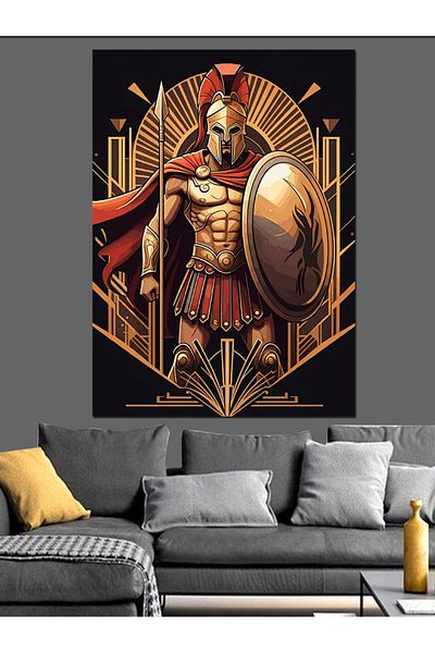 Tablomega Pânză decorativă Gladiator Warrior antic - Lemn MDF