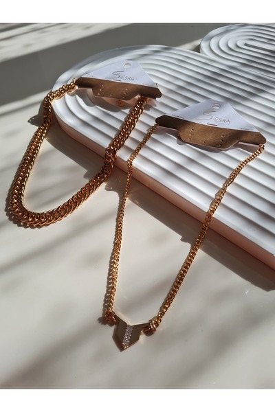 XUPING JEWELRY Ikili Özel Seri Kadın Çelik Kolye