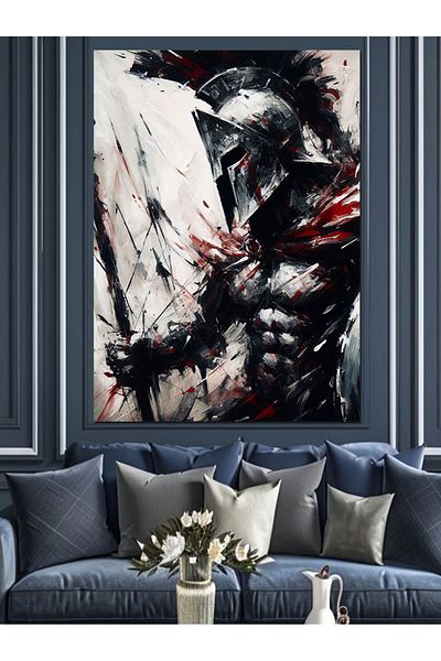 Tablomega Pânză decorativă Armored Warrior - Lemn MDF