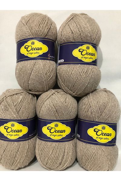 Selen 5 Pieces Patika Hand Knitting Rope 100 Gr 225 Meters